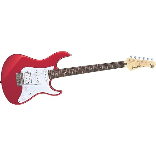 Yamaha GigMaker EG Electric Guitar Pack with Amplifier, Gig Bag, Tuner, Cable, Strap and Picks - Metallic Red