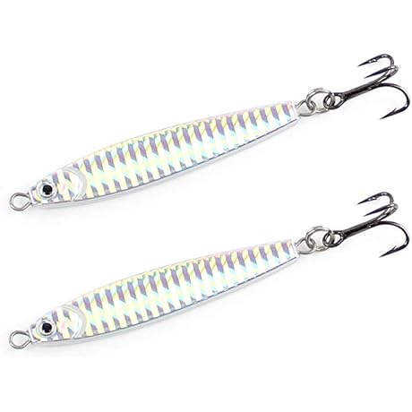 Clarkspoon Silver Minnow Fishing Spoons