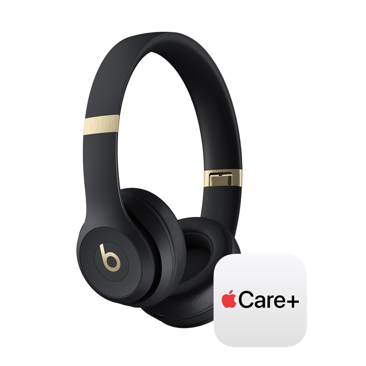 Beats Solo 4 with AppleCare+ for Headphones (2 Years) - Black & Gold