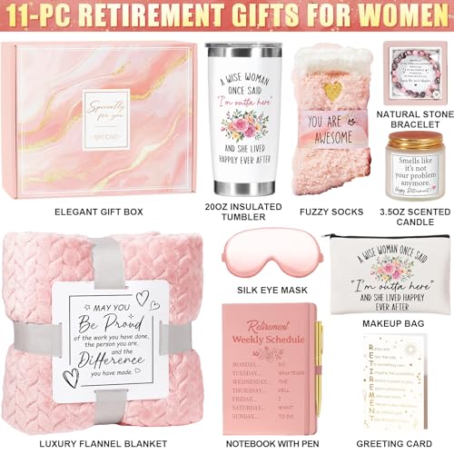 Happy 2026 Retirement Gift for Woman Teacher Nurse Funny Retired Gifts Set - Image 2