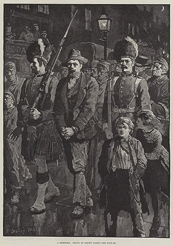 Poster sur toile A Deserter par Sidney Paget impression artistique sans cadre 58x90 cm
