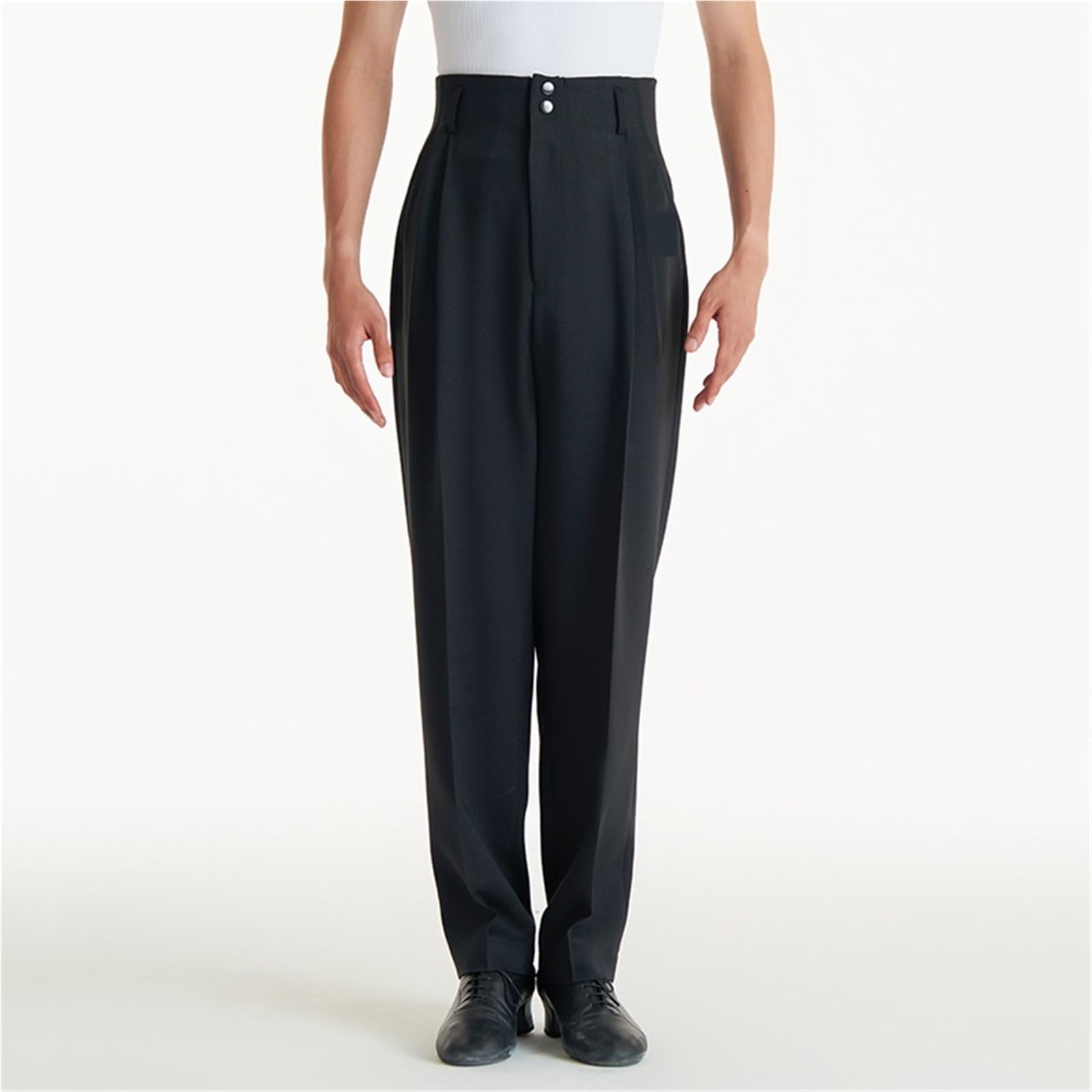 Pantalones De Baile Latino For Hombre, Diseño con Cordón, For Práctica, Salón, Competición para Hombre, Salsa, Jazz, Danza