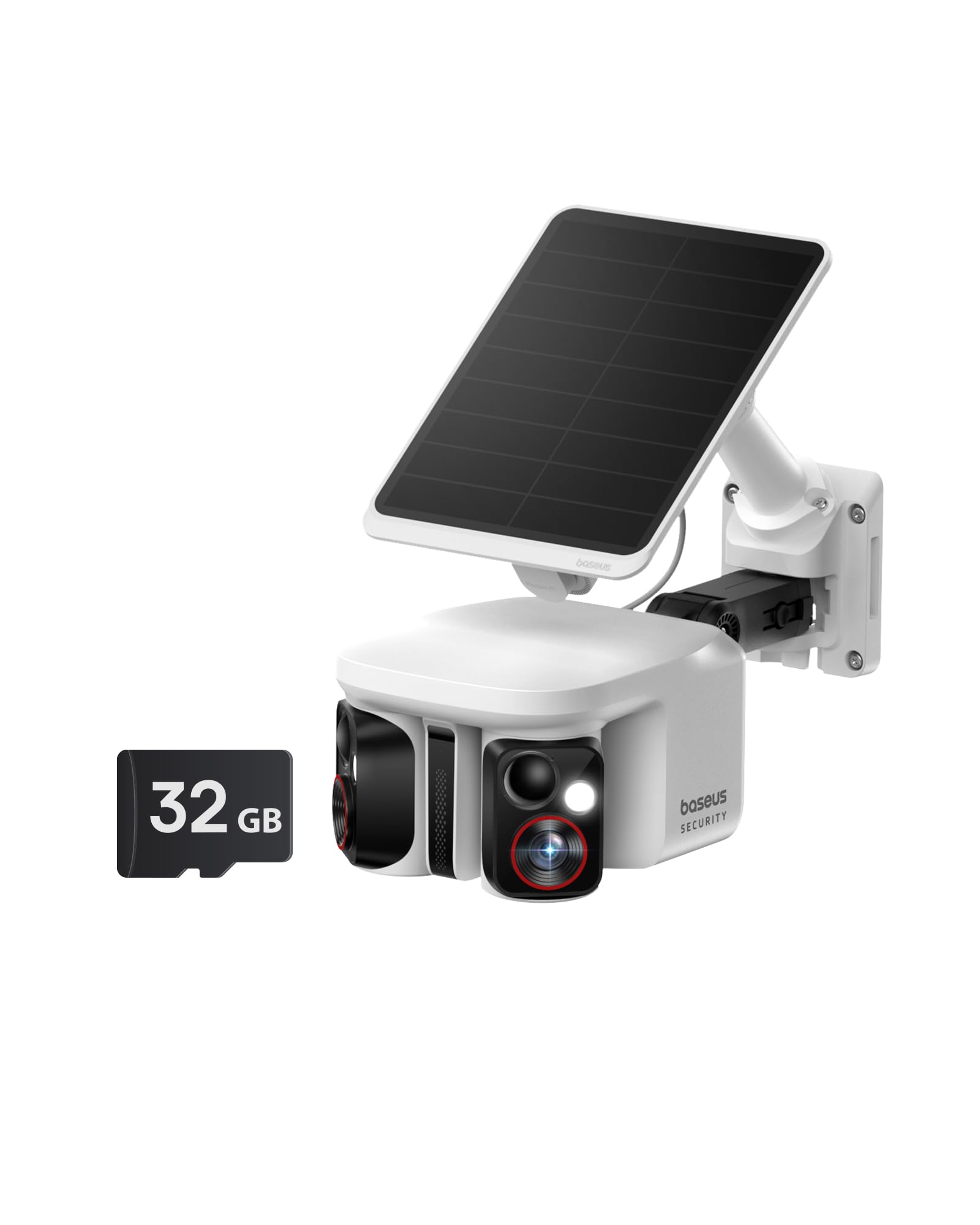Baseus Security X1 Pro Outdoor Dual Camera 3K White 32 GB Card Included+US-image-0
