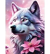 QQYRHN 5D DIY Cheval Fleurs Kits de Peinture Diamant, Complète Fleurs de Coquelicot Diamond
