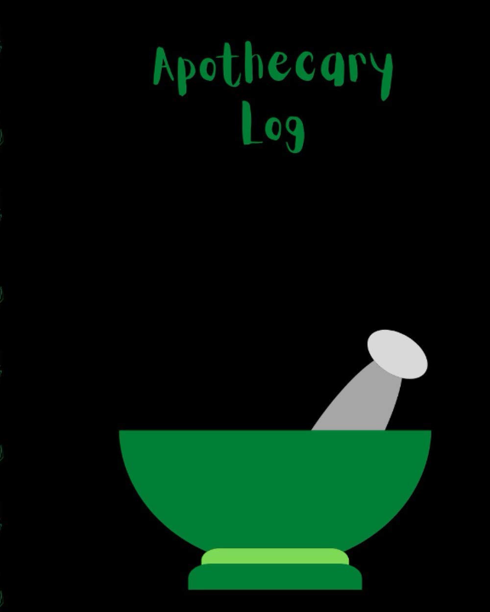Independently published Apothecary Log 8x10in