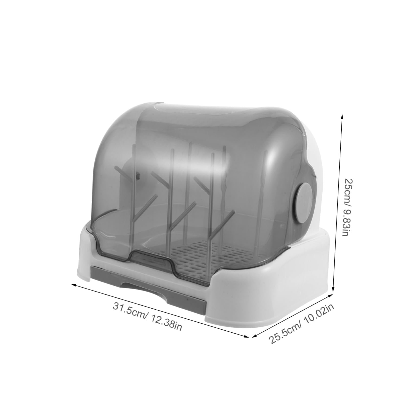 1 Juego De Organizador De Biberones: Soporte De Encimera Que Ahorra Espacio para Biberones - Diseño A Prueba De Polvo para Un Almacenamiento Limpio