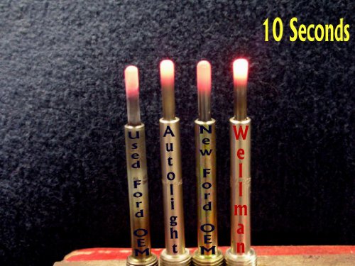 Wellman Glow Plugs Compatible With Early 2003 Ford 6.0 6.0L Diesel Powerstroke F350 F250 & Excursion (Set Of 8) #TOP3