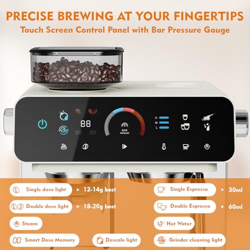 Semi-Automatic Espresso Machine with Wand