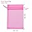 ANZNKU 100 PCS Hot Pink Organza Bags 5 x 7 inch Small Mesh Bags, Mesh Drawstring Gift Bag for Christmas Candy Party Wedding Favor