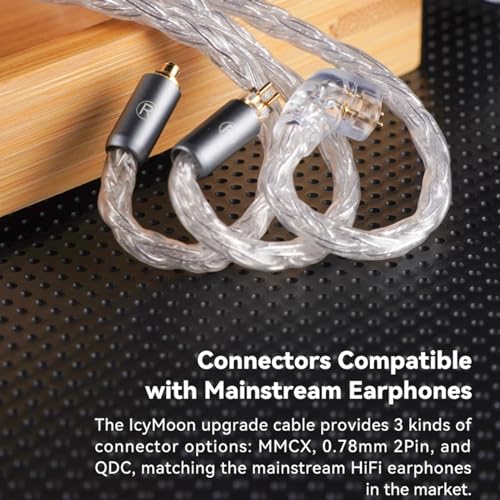 Image of NICEHCK IcyMoon 3.5mm Single-End 0.78mm 2Pin IEM Upgrade Cable