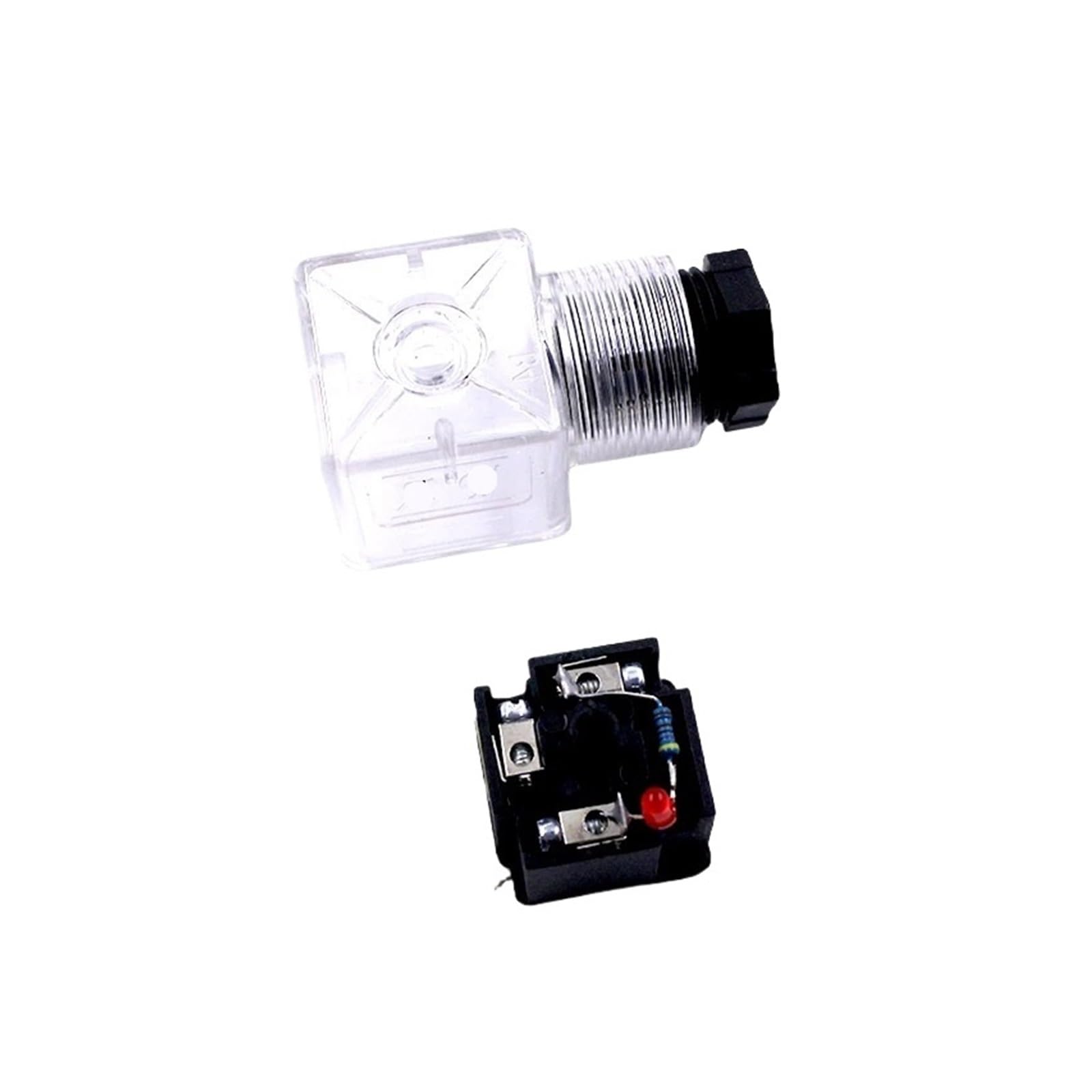 Électrovanne hydraulique 110V avec voyant lumineux et bobine orange