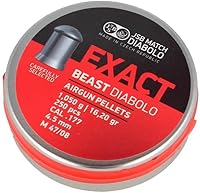 Vista 1 de perdigones para pistola de aire calibre EXACT .177