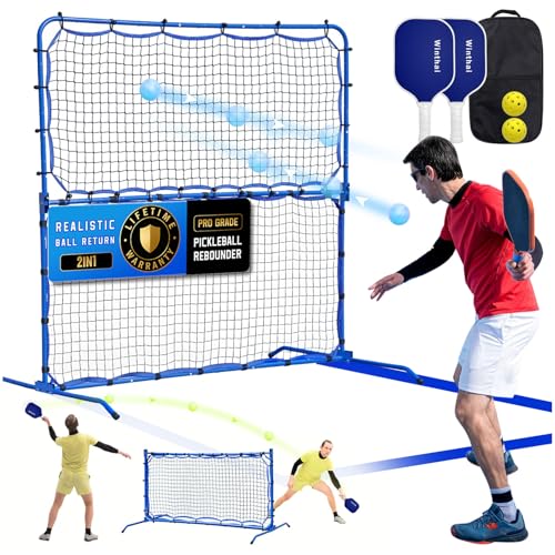 Rebounder Net with Pro Paddles