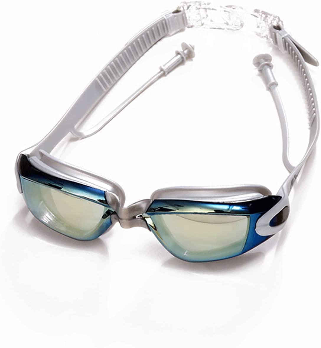 Occhialini da Nuoto, Comodi Occhialini da Nuoto Impermeabili con Fascia in Silicone, Occhialini da Nuoto for Nuoto All'aperto, Surf e Altri Sport