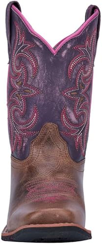 Miniatura 5 de Dan Post Niños Niños Rascal Square Toe Casual Botas Mid Calf - Marrón