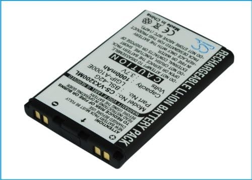 CS-VX3200ML Battery 1000mAh compatible with [LG] AX-245, AX-4750, AX245, AX355, ax4270, ax4750, AX490, AX5000, CE500, LG 325, LG125, LG350, LG535, LX125, LX325, LX350, LX490, LX535, Migo, MM-535, MM5