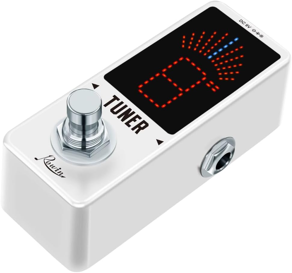 Rowin High Precision Guitar Chromatic Tuner Pedal Ture Bypass