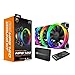 Cougar Hydraulic Vortex CF-V12SET-RGB HPB 120 mm Cooling Kit with Tri-Directional Lighting and Remote Control (3 Pack)