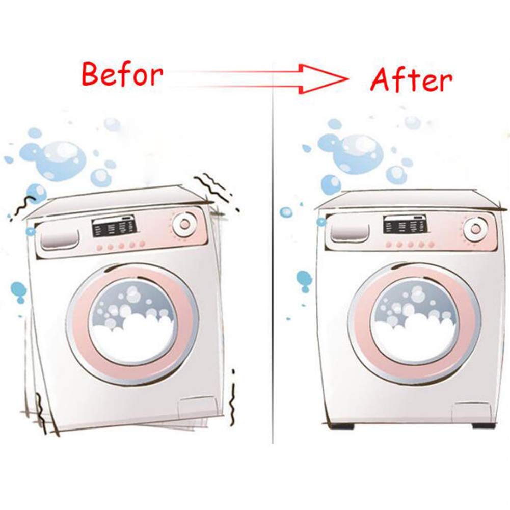 Thboxes 4pcs/Set AntiVibration Pad Washer AntiSlip Mats Shock