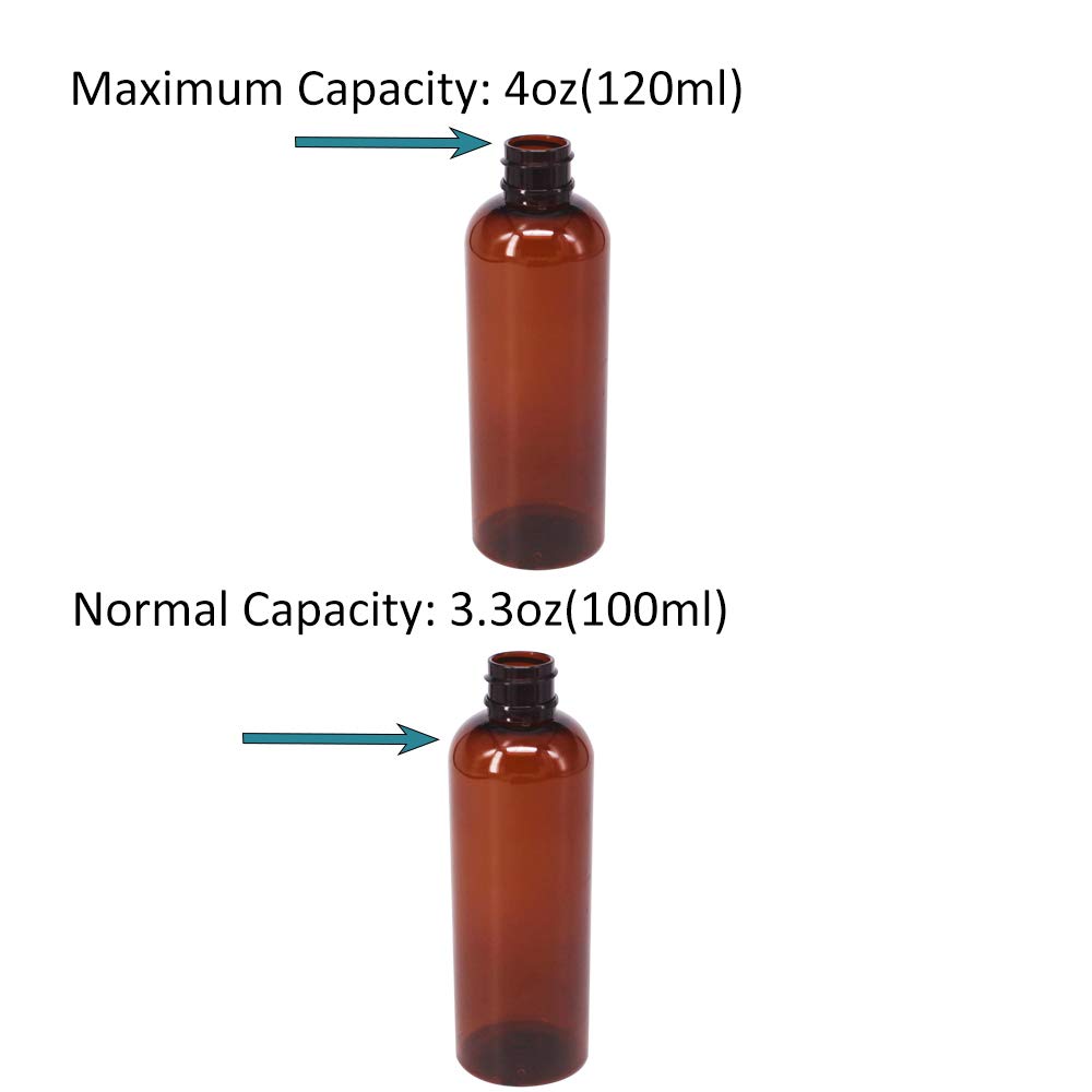 Buy BPFY 12 Pack 3.3oz Fine Mist Spray Bottle Amber Plastic ...