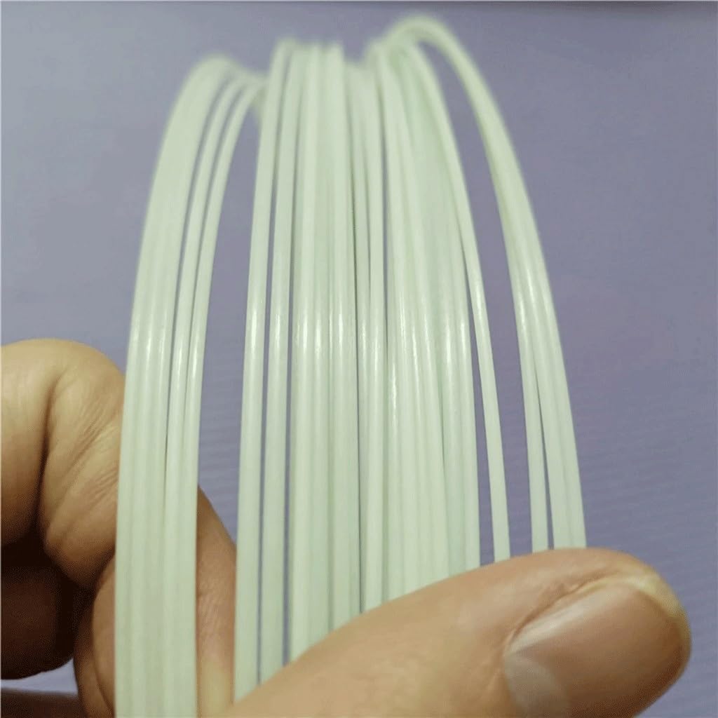 Varilla de fibra de vidrio blanca de 300 cm, 1 pieza (opciones de diámetro: 0,8 mm-5 mm)(2.5x3000mm)