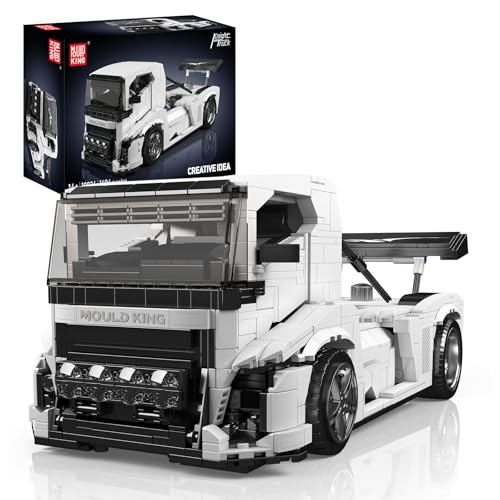 Mould King 10036 Technique Chevalier Kit de Construction pour Camion Chevalier, 1604+ Pièces Kreativer Sportwagen Camion modèle de Pièces de Construction...