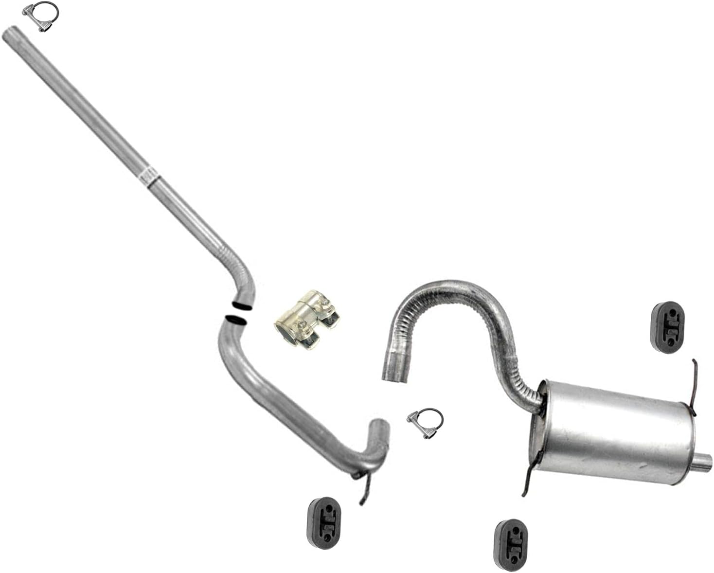 Replacement Parts For Chrysler 01-2009 PT Cruiser 2.4L Non Turbo Muffler Exhaust Pipe System