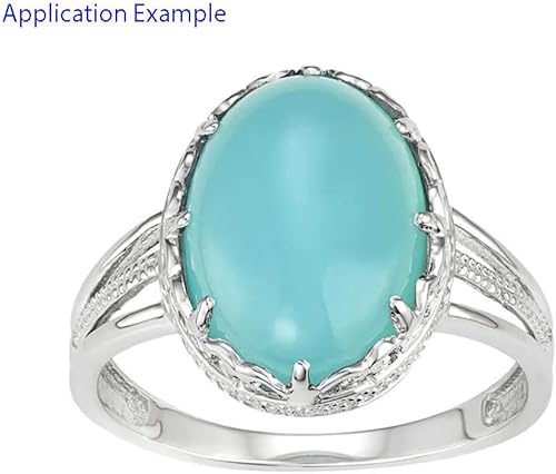 Miniatura 5 de Adabele GCN-B8 - 4 unidades de piedra preciosa ovalada de jaspe rojo breczado natural de jaspe rojo con parte trasera plana, cabujón de piedra