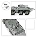 MOOKEENONE 1:72 BTR-80 Wheeled Plastic Military Armored Vehicle Armored Vehicle Collection