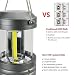 2Pcs Camping Lantern, YIFENG Portable Outdoor Collapsible LED Camping Flashlight, Waterproof, Shockproof LED Camping Light with Magnetic Base, Detachable Handles