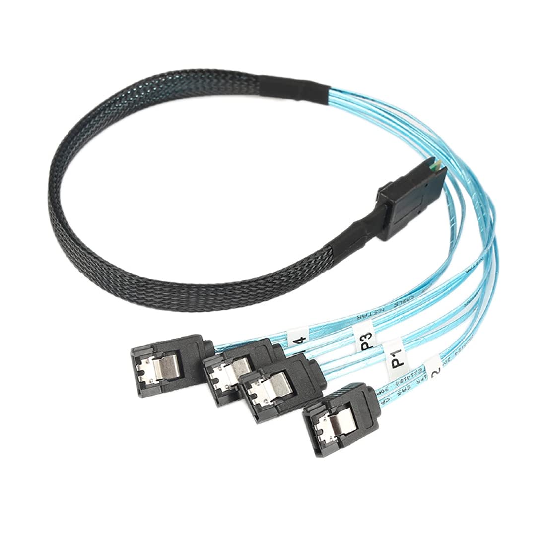 ChenYang CY Mini SAS SFF-8087 36 Pin host interno a 4 SATA 7 Pin disco rigido target 6 Gbps cavo raid server dati 0.5M