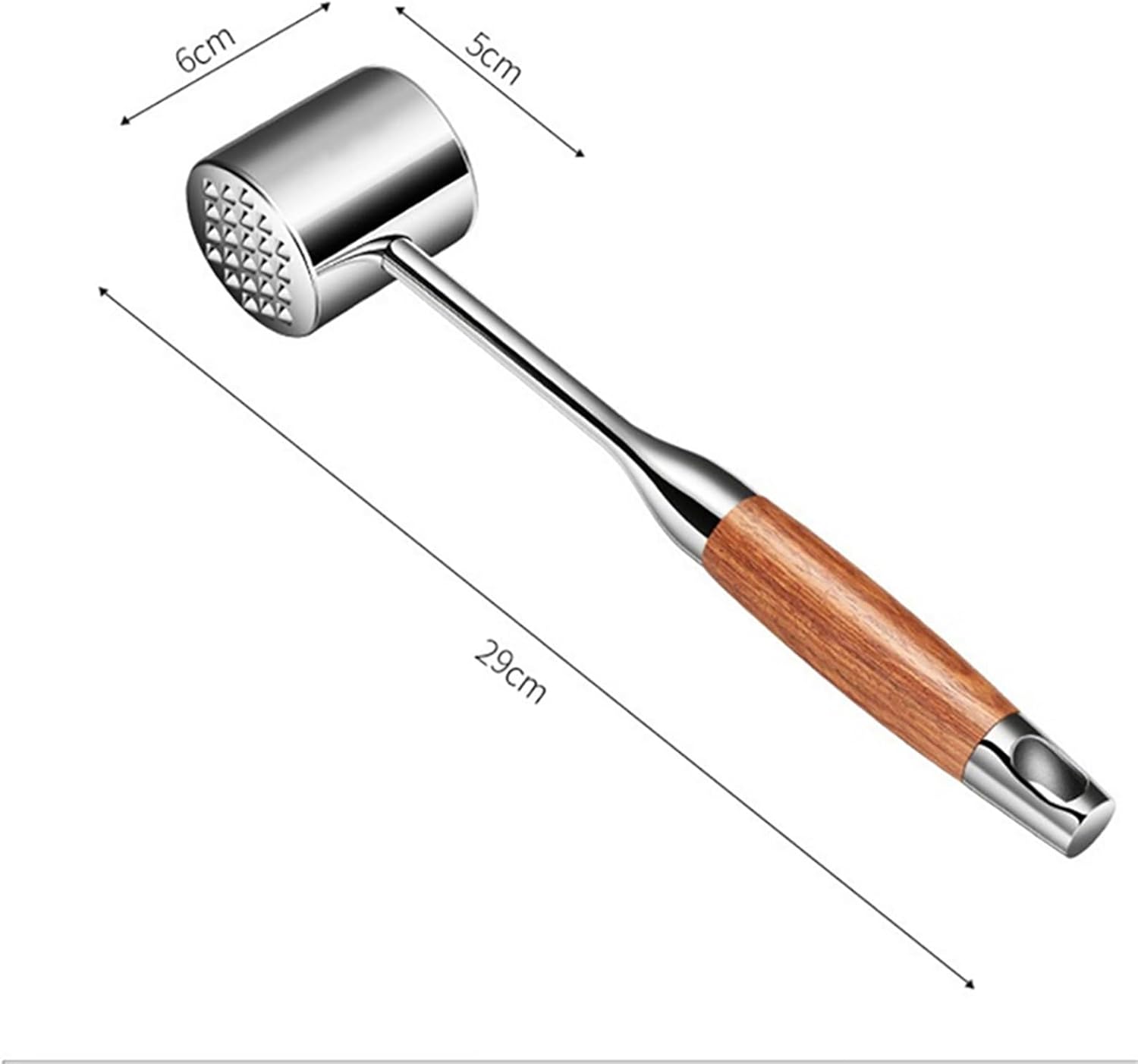 Stainless Steel Double-Sided Meat Tenderizer Hammer Multipurpose Chicken Beef Nuts Hammer Needles Kitchen Tools(Style 2 1PC)