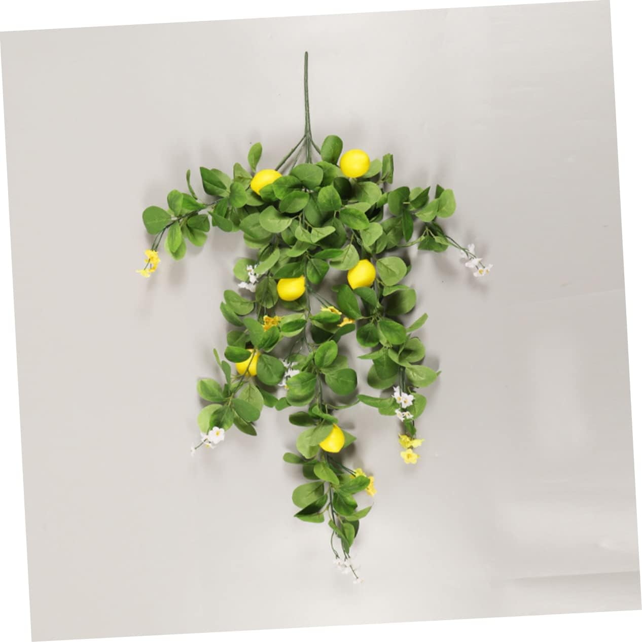4pcs Realistic Fake Lemon Branch Decorative Lemon Stems for Home Artificial Tree for Party