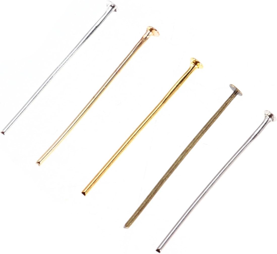 5 Packs Flat Head Alloy T Shaped Jewelry Pins