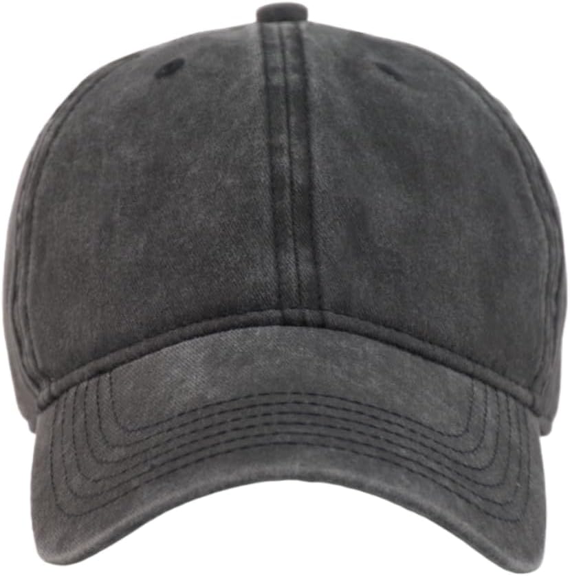 Vintage Washed Cotton Baseball Caps Men Women Adjustable Unstructured Low Profile Dad Hat - Image 2