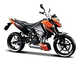 ktm 1290 1/4 mile Liebevolle Details: Das Miniatur-Motorrad überzeugt mit detailgetreuer Ausstattung. Die Räder sind frei rollend, der Seitenständer beweglich und es verfügt über eine Hinterradfederung
