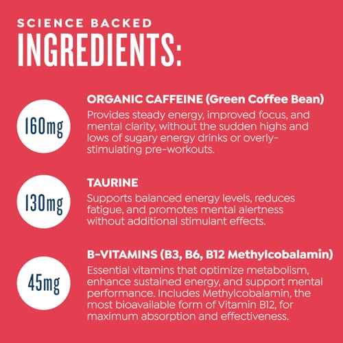 Image of PROTEKT Zero Sugar Energy Drinks - Keto Natural Mix, Liquid Vitamin B Drink, Organic Caffeine Blend, On-the-Go Liquid Pack, Zero Sugar Black Cherry Energy Packets by Mark Healey, Pack of 10
