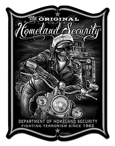 24 X 33 Plasma Metal Sign - Homeland Security