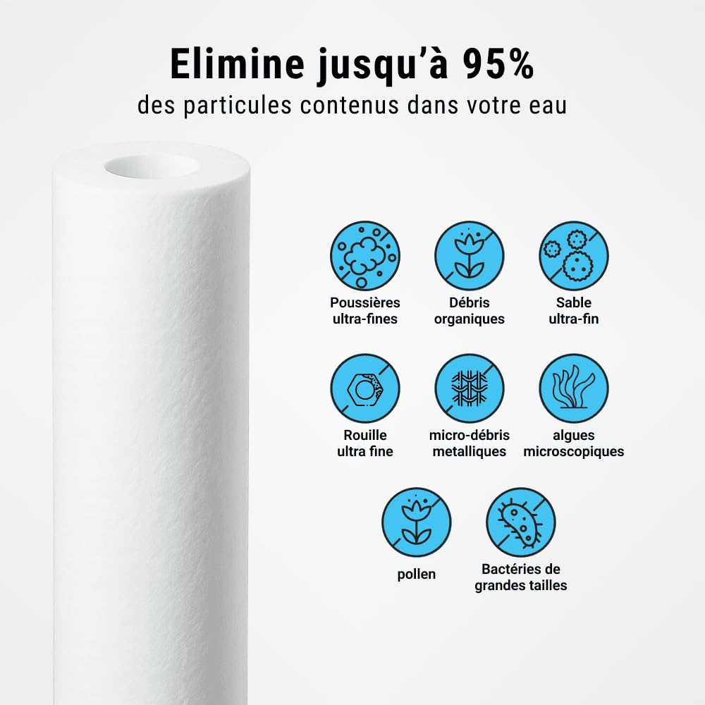 Filtre à eau triple 3P + pack protection complète