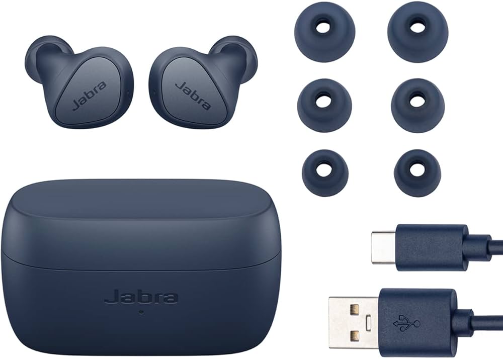 Jabra Elite 4 - Écouteurs sans Fil à réduction de Bruit Active