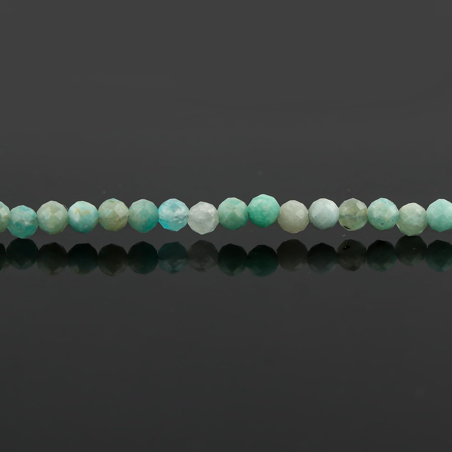 Delicate Crystal Bead Bracelet – 2-4mm Tiny Faceted Gemstone Beads | Simple Elegant Stackable Bracelet for Women, Adjustable 7+1 Inch - Image 4