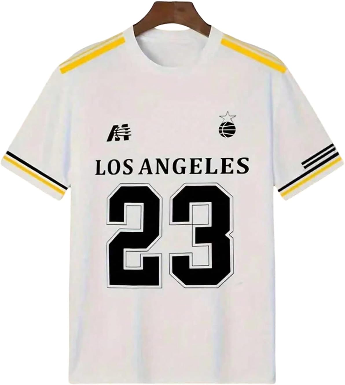 Floerns Men's Y2k Short Sleeve Number Jersey Shirts Crewneck Streetwear T Shirts - Image 3