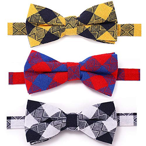 Freewindo Dog Bow Ties, 9pcs Adjustable Cat Bow Ties, Dog Bowties for