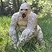 Higherbros Gorilla Toys with Realistic Rock Action Figure Rampage Gorilla Fight Mode Gorilla Ape Solid Wild Animal Figurines for Role Playing Story Telling Toy and Christmas Birthday Gift for Kids