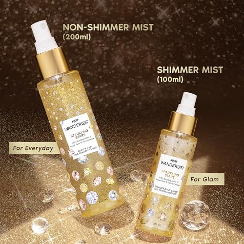 Image of Nykaa Wanderlust Sparkling Stars Long Lasting Fine Fragrance Hair & Body Mist