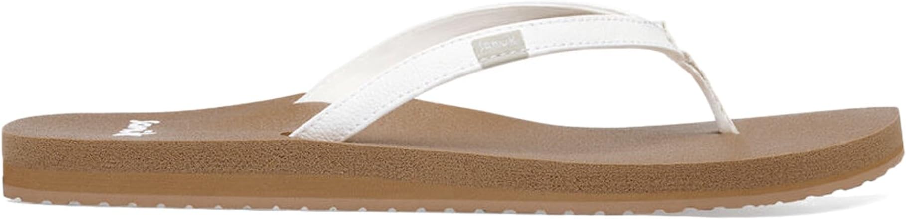 Yoga Joy Womens Flip Flop | Yoga Mat Footbed | Yoga Sandals For Women | Women's Beach Sandals | Memory Foam Footbed