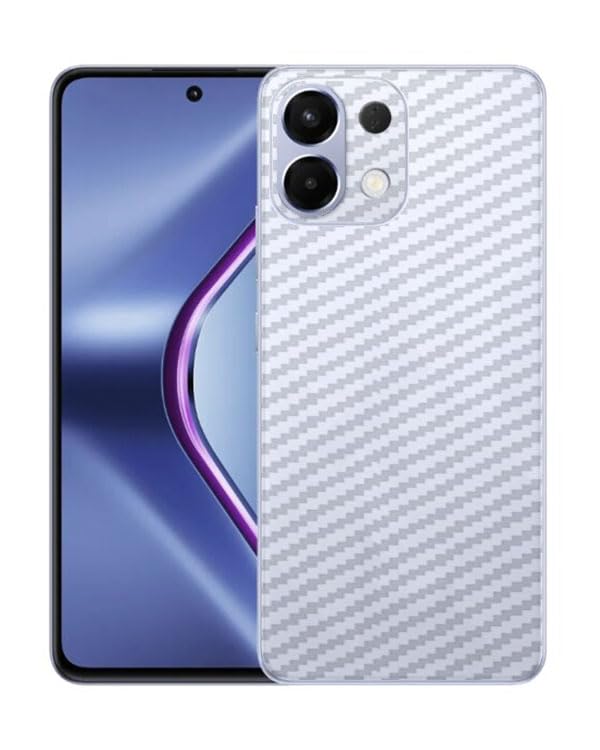 Image of Compatible with Oppo K13 5G Back Skin Sticker /Vinyl wrap /Protective Film Mobile Skin Carbon Fiber Transparent by Candeal Mizhan (only Back)
