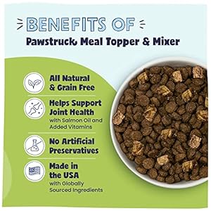 Pawstruck vet beneficial air dried canine meals toppers for choosy eaters  made in usa with actual hen  premium all pure meal combine in kibble seasoning enhancer  8 oz  packaging could fluctuate   cucciolini doodles