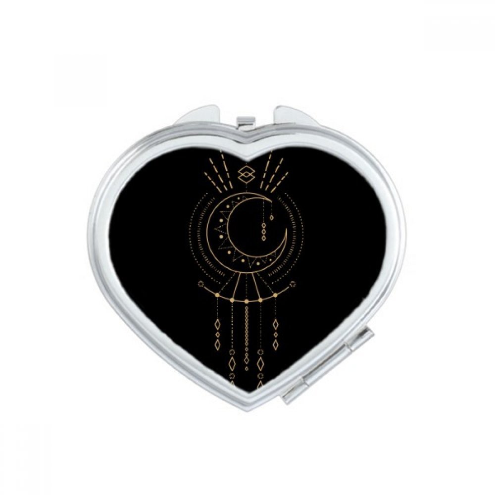 Miroir compact géométrie alien un petit cadeau mignon et pratique
