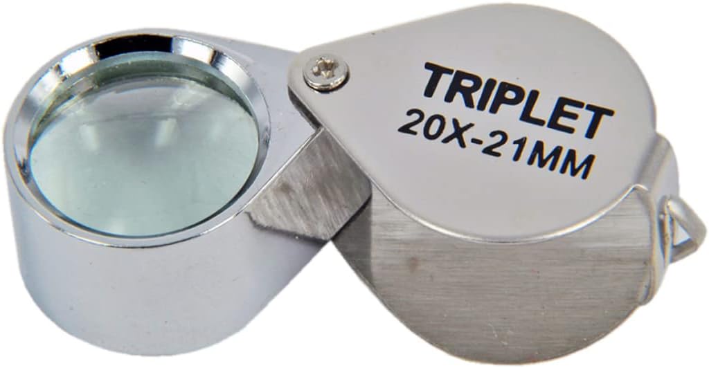 Anneome Magnifier Lens for Jeweler's Eye Loupe Jeweler's Magnifying Glass Pocket Size Magnifier Diamond Magnifier Loupe Jewelry Magnifier Stone Magnifier Jewel Magnifier Magnifier Jewel Magnifier
